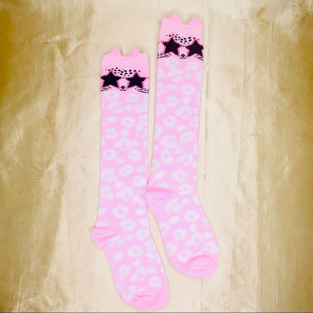 Love @ First Sight Girls Knee High Socks Soft Fits Shoe Size 7.5 - 2.5 (1 Pair)